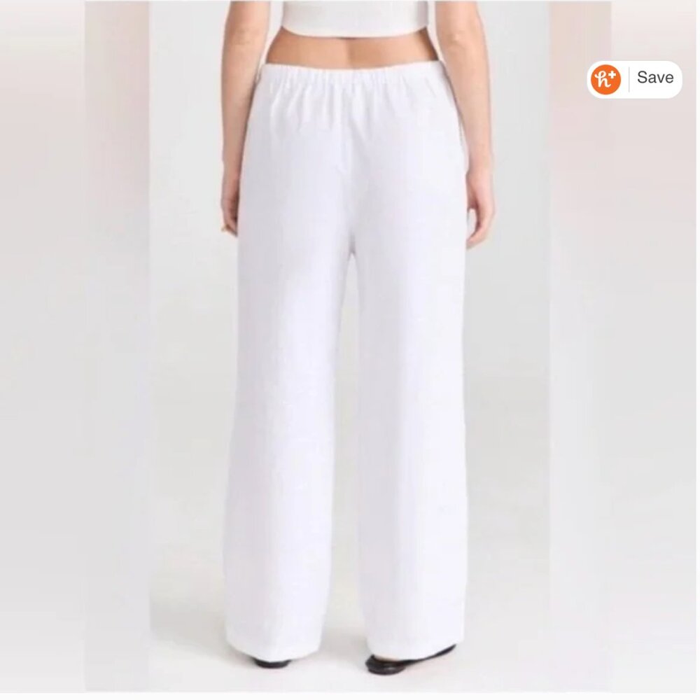 Victoria Secret-White Linen Lounge/Beach Pant-M - Picture 2 of 6